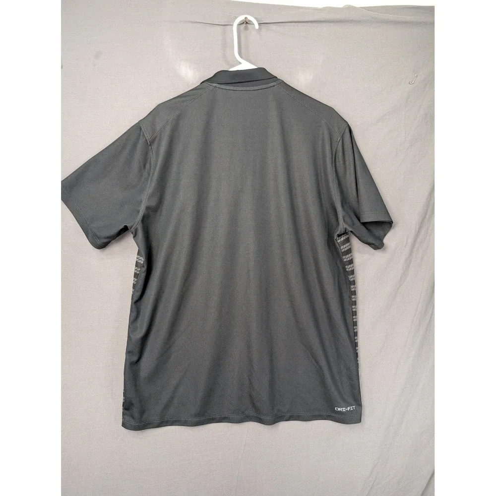 Jordan Dri-FIT Mens XL Marietta Pioneers Polo Shirt Black Gray FN6924-010